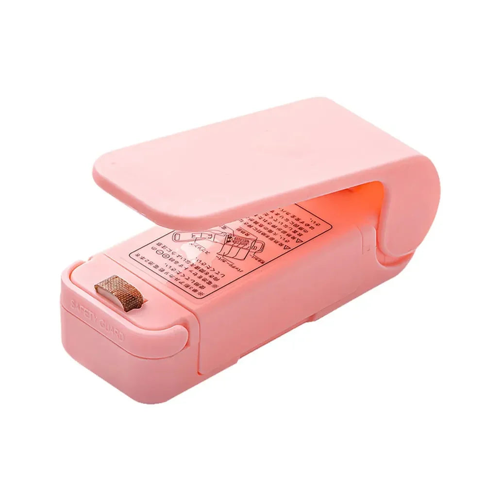 Mini Hea Bag Seal Machine Package Sealer Bags Thermal Plastic Food Bag