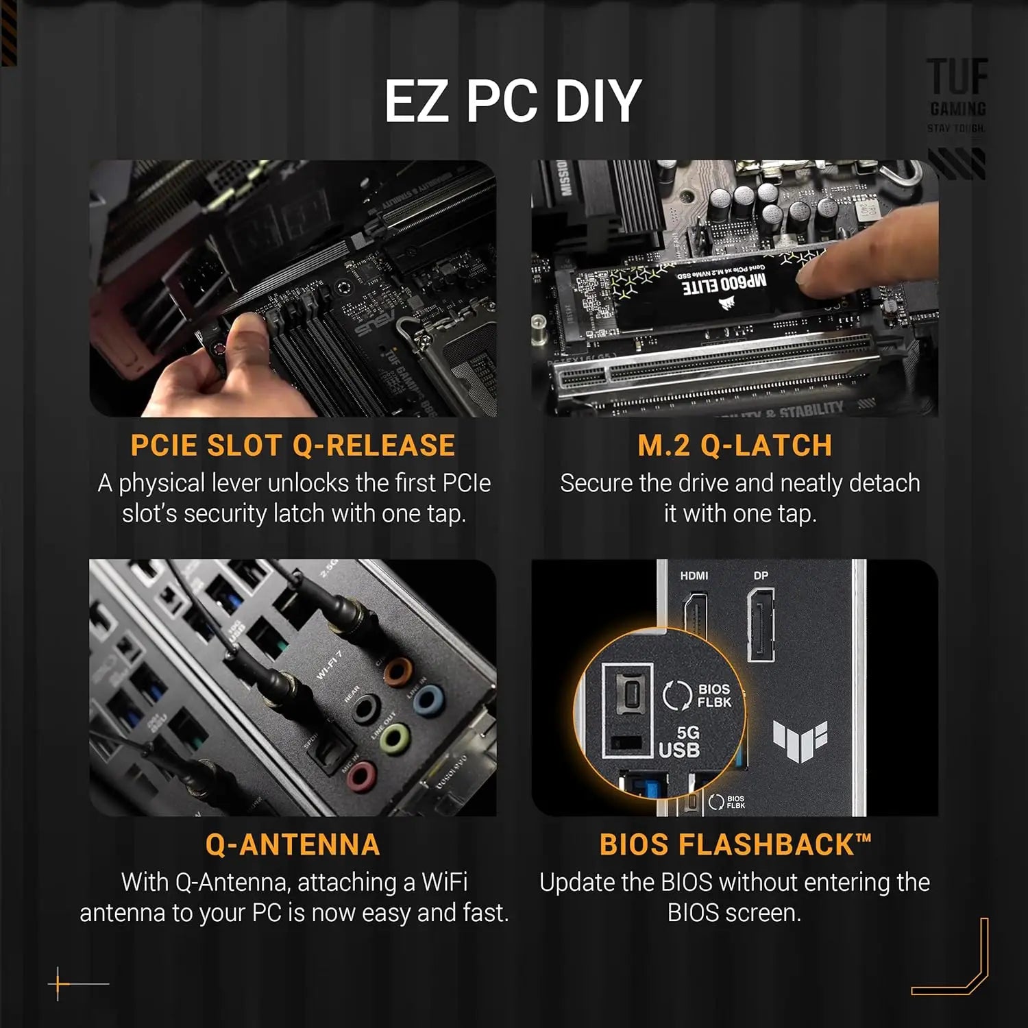 Gaming B860-PLUS WiFi ATX Motherboard, Intel Core Ultra Ready, AI PC, DDR5, PCIe 5.0, M.2 Slots