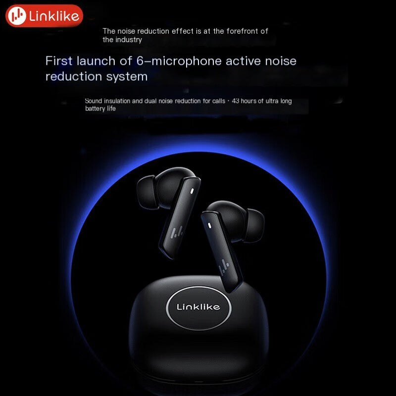 Linklike Halo 6 Microphone Active Noise Cancelling TWS Earbuds