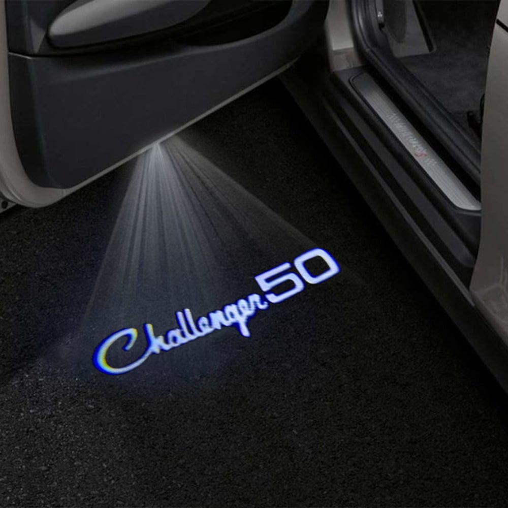 Dodge Challenger 3rd Gen Premium Door Puddle Lights Multiple Designs 2008-2023
