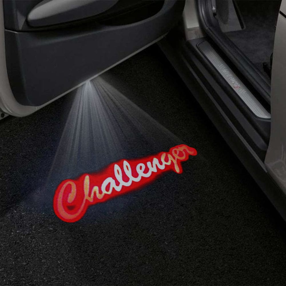Dodge Challenger 3rd Gen Premium Door Puddle Lights Multiple Designs 2008-2023