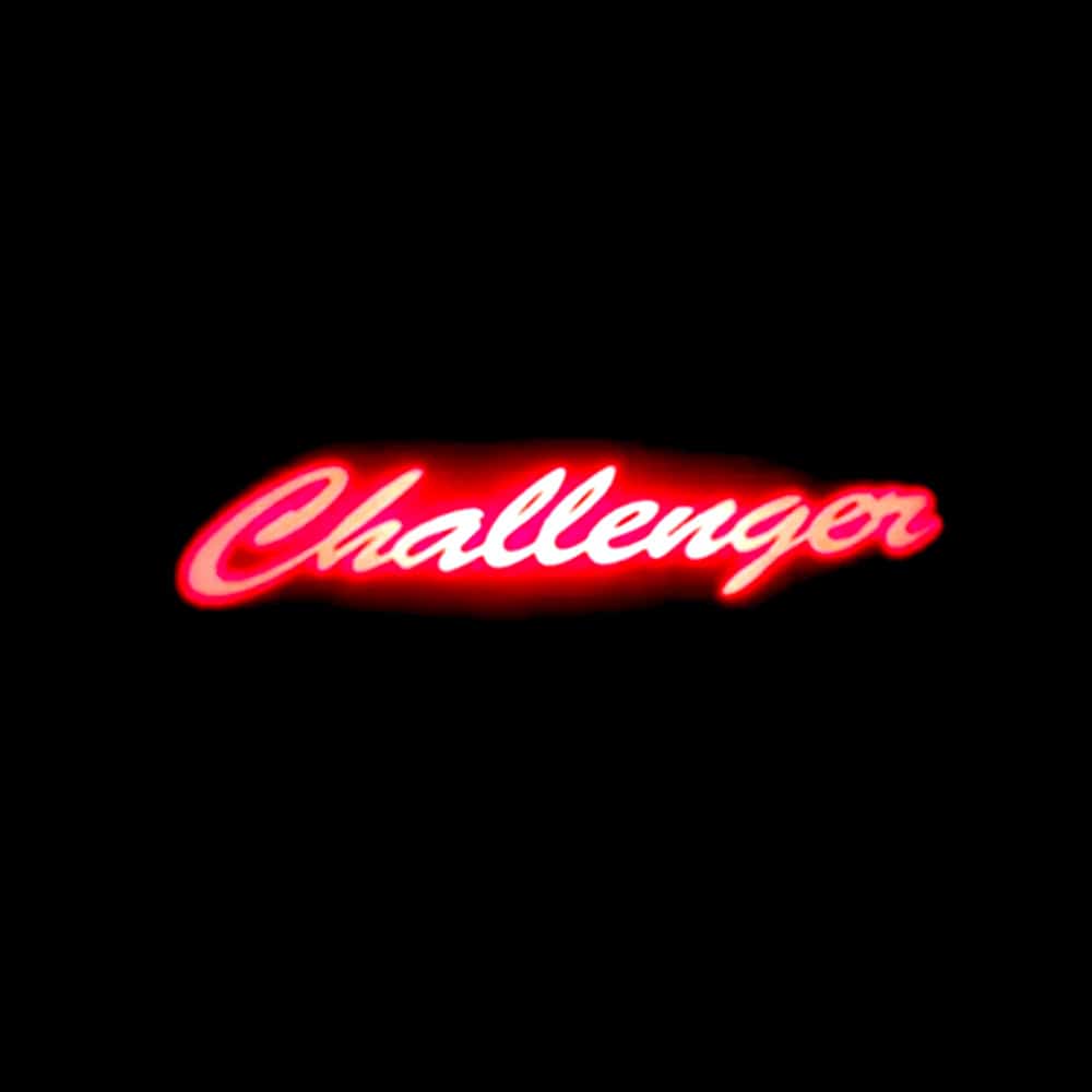 Dodge Challenger 3rd Gen Premium Door Puddle Lights Multiple Designs 2008-2023
