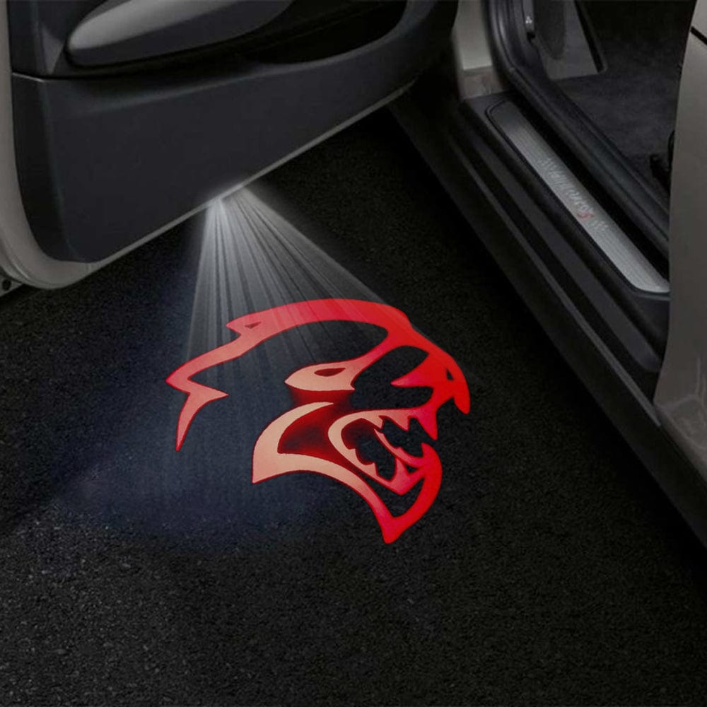 Dodge Challenger 3rd Gen Premium Door Puddle Lights Multiple Designs 2008-2023