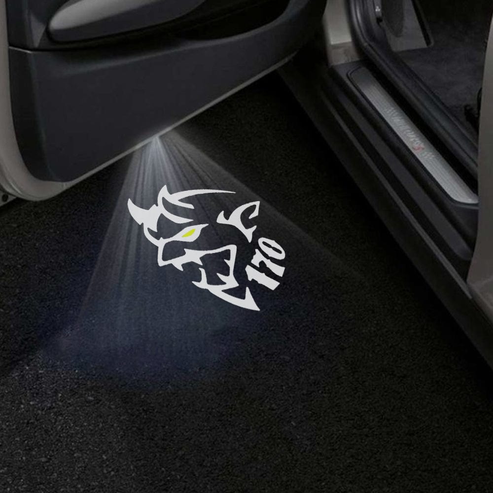 Dodge Challenger 3rd Gen Premium Door Puddle Lights Multiple Designs 2008-2023