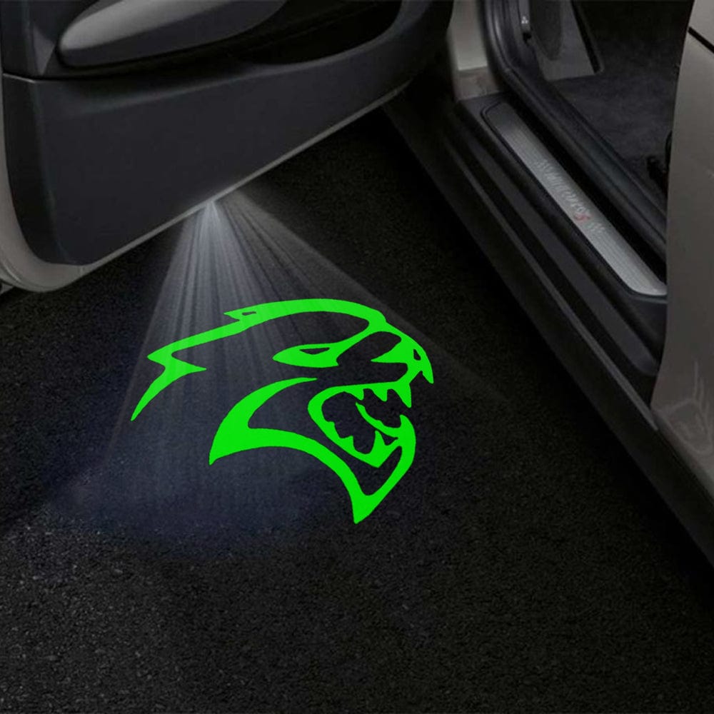 Dodge Challenger 3rd Gen Premium Door Puddle Lights Multiple Designs 2008-2023
