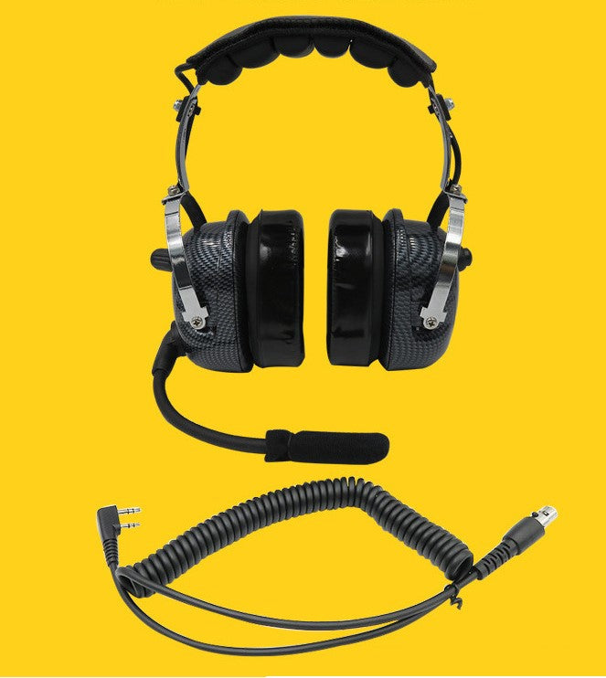 Racing Headset with Noise-Canceling Aviation Features