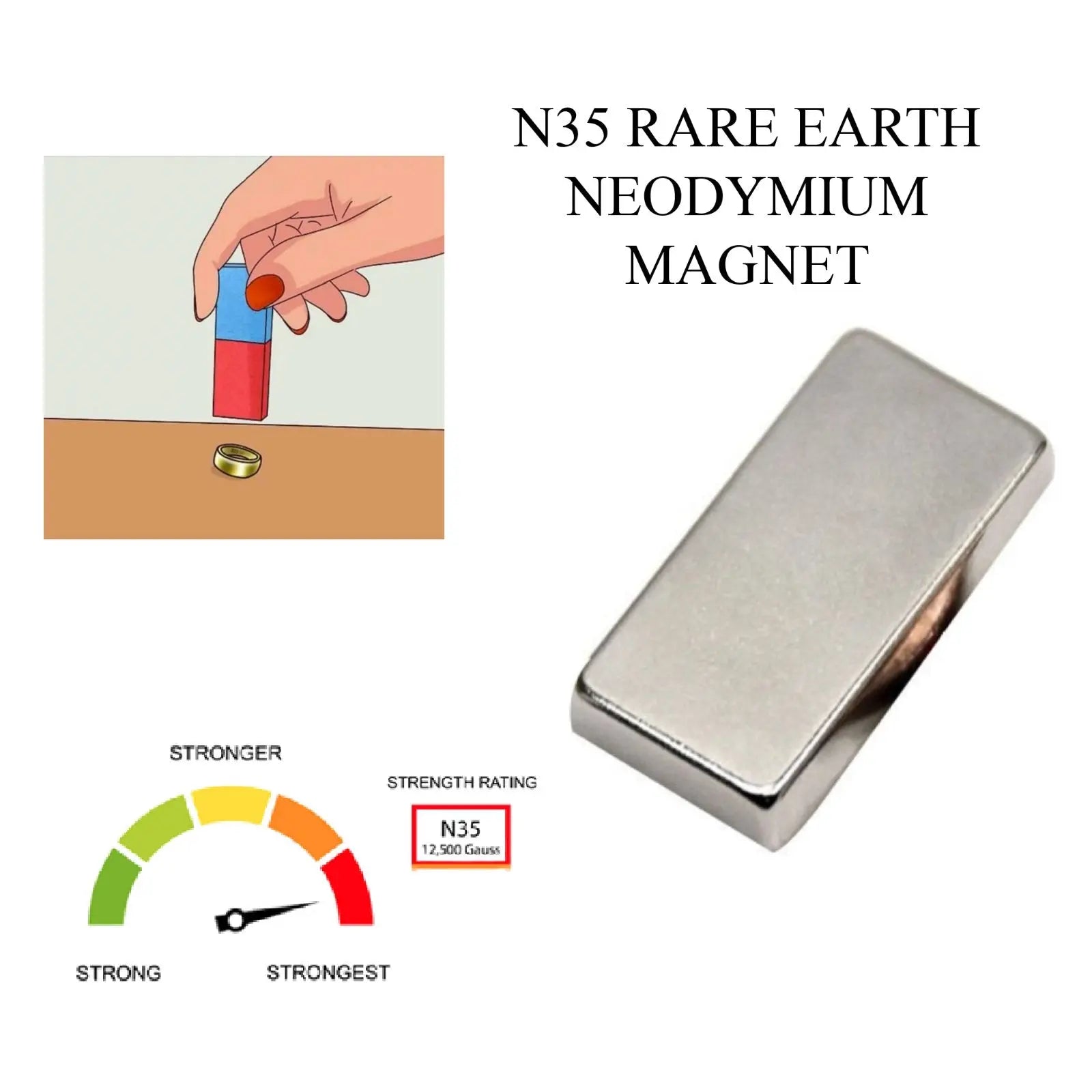 Electronic Troy Ounce 1000G Digital Scale & Gold, Silver, Platinum Jewelry Acid Test Kit with Earth Magnet MAGNET